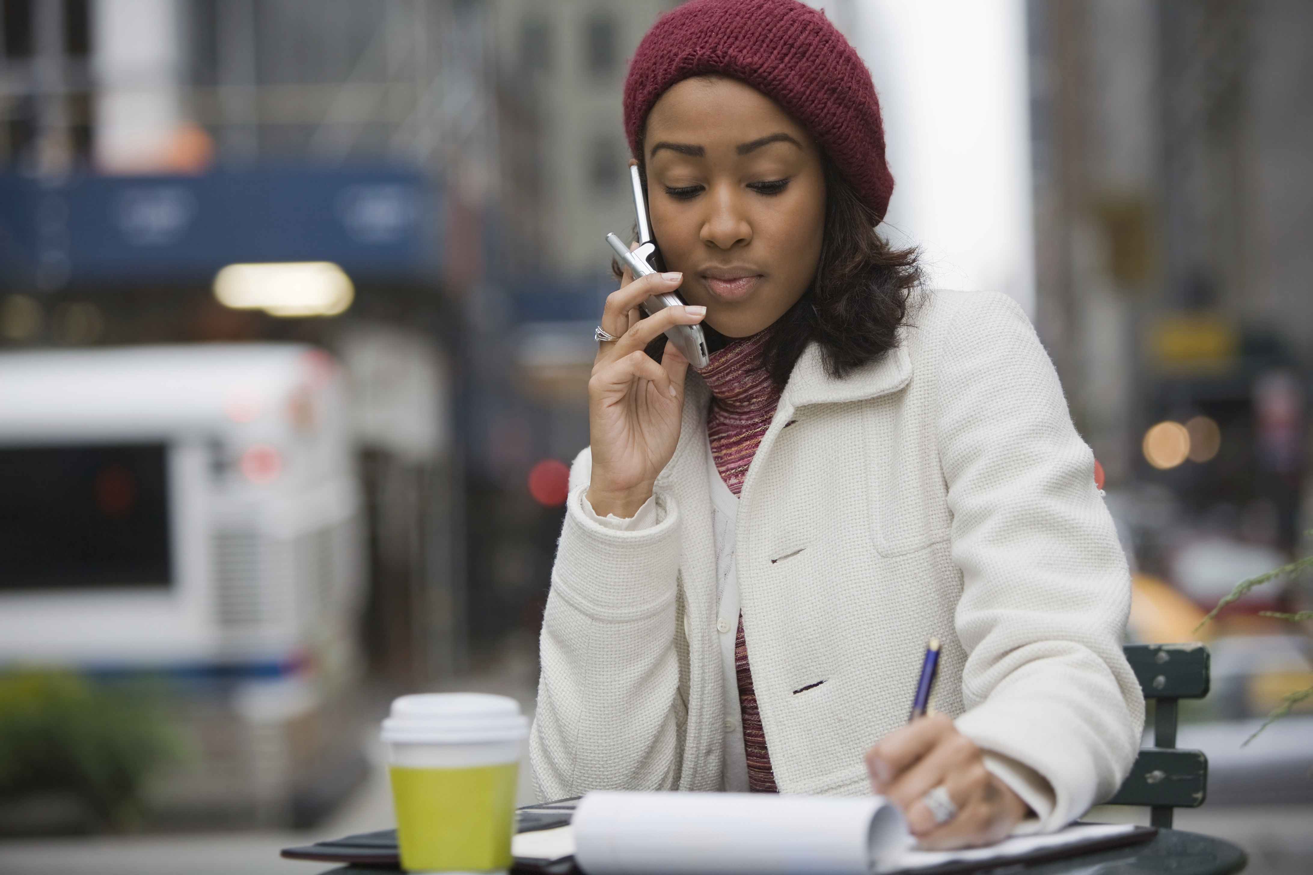 Woman On Her Cell Phone